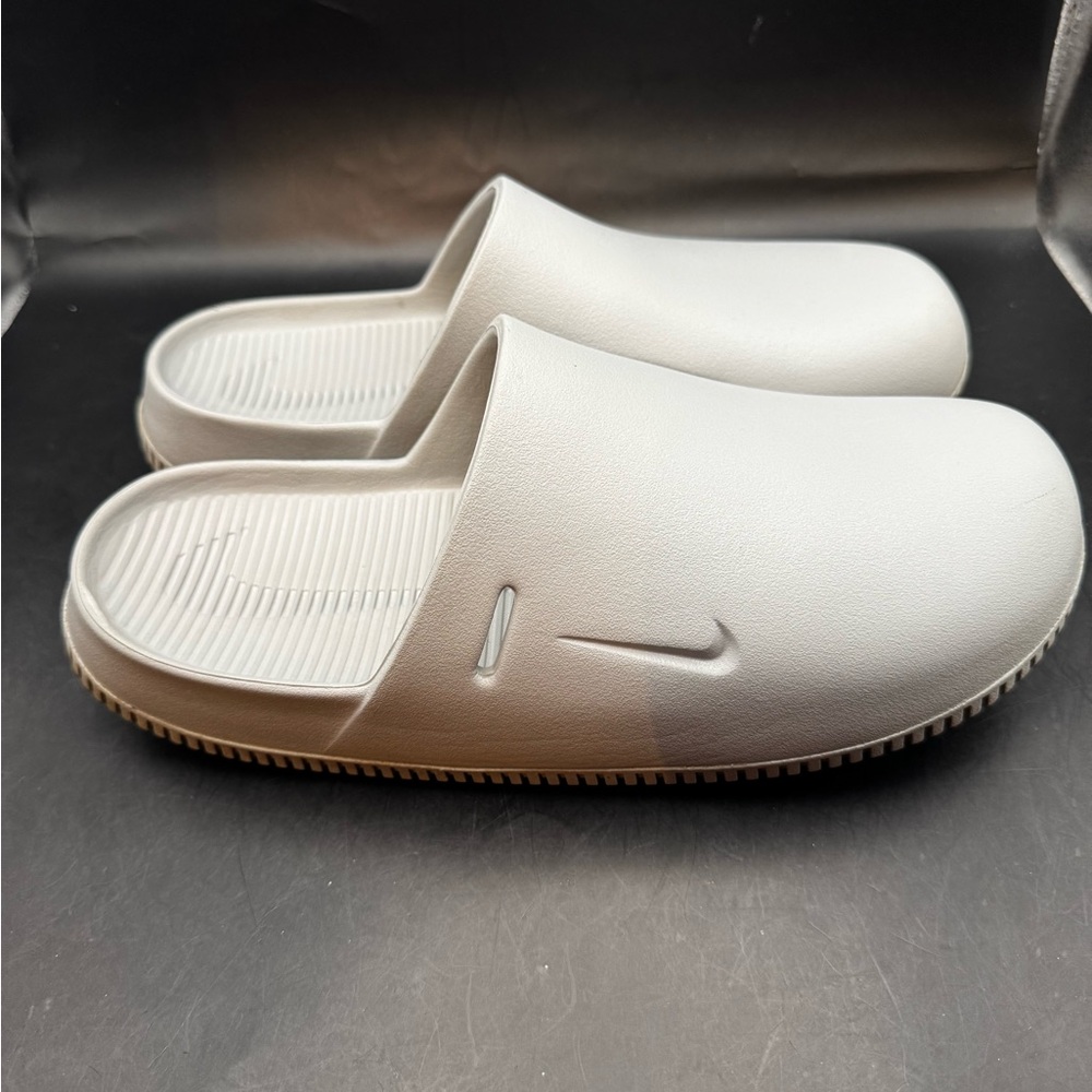 Nike White Slide Sandals